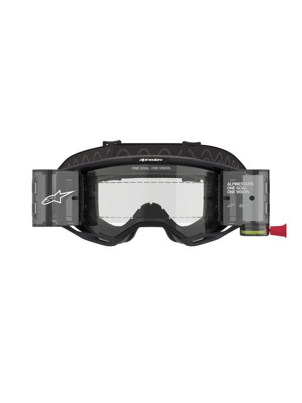Alpinestars Goggle Vision 8 CORP Svart/Klart ROLL-OFF - 2