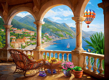 Montenegro Meditation, puslespil med 2000 brikker (C-200979)