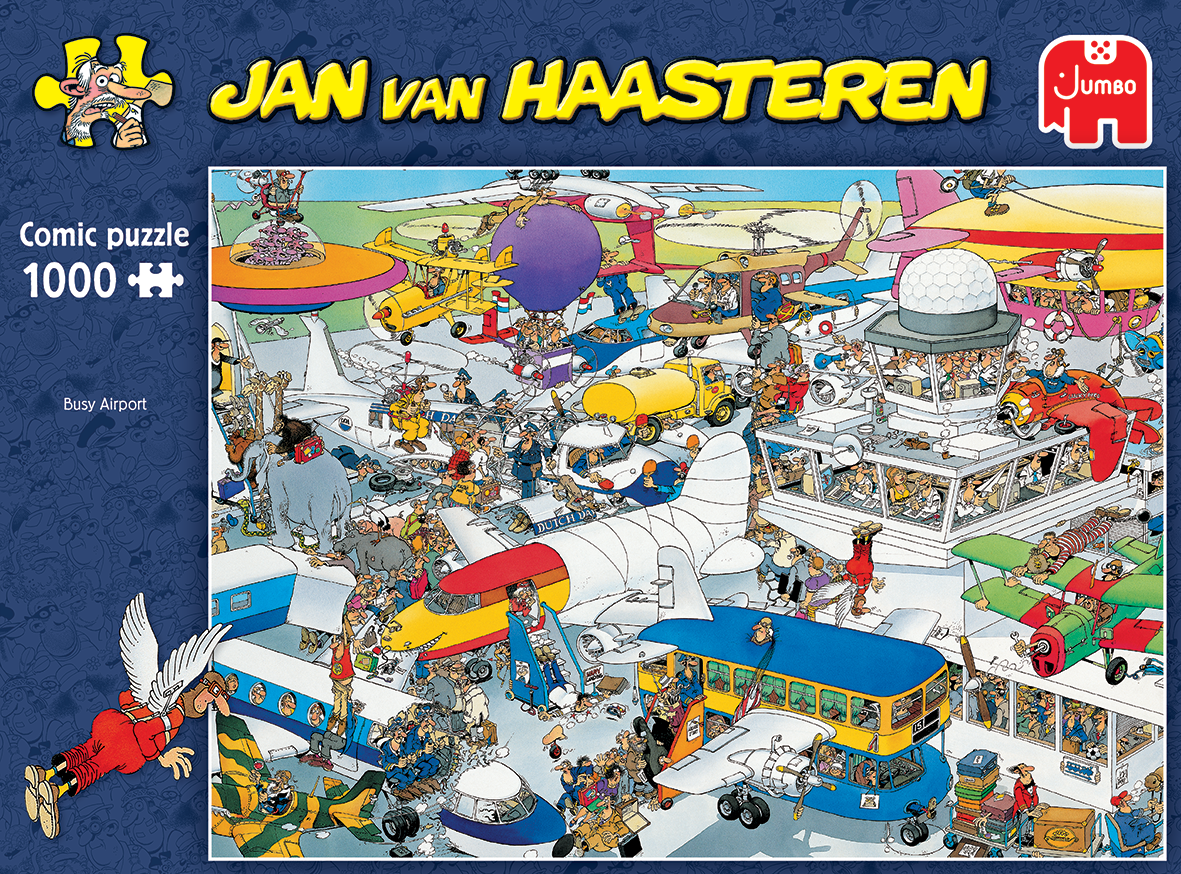  Jan van Haasteren Busy Airport 1000 palaa