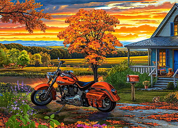 Autumn Ride, puslespil med 180 brikker (B-018567)
