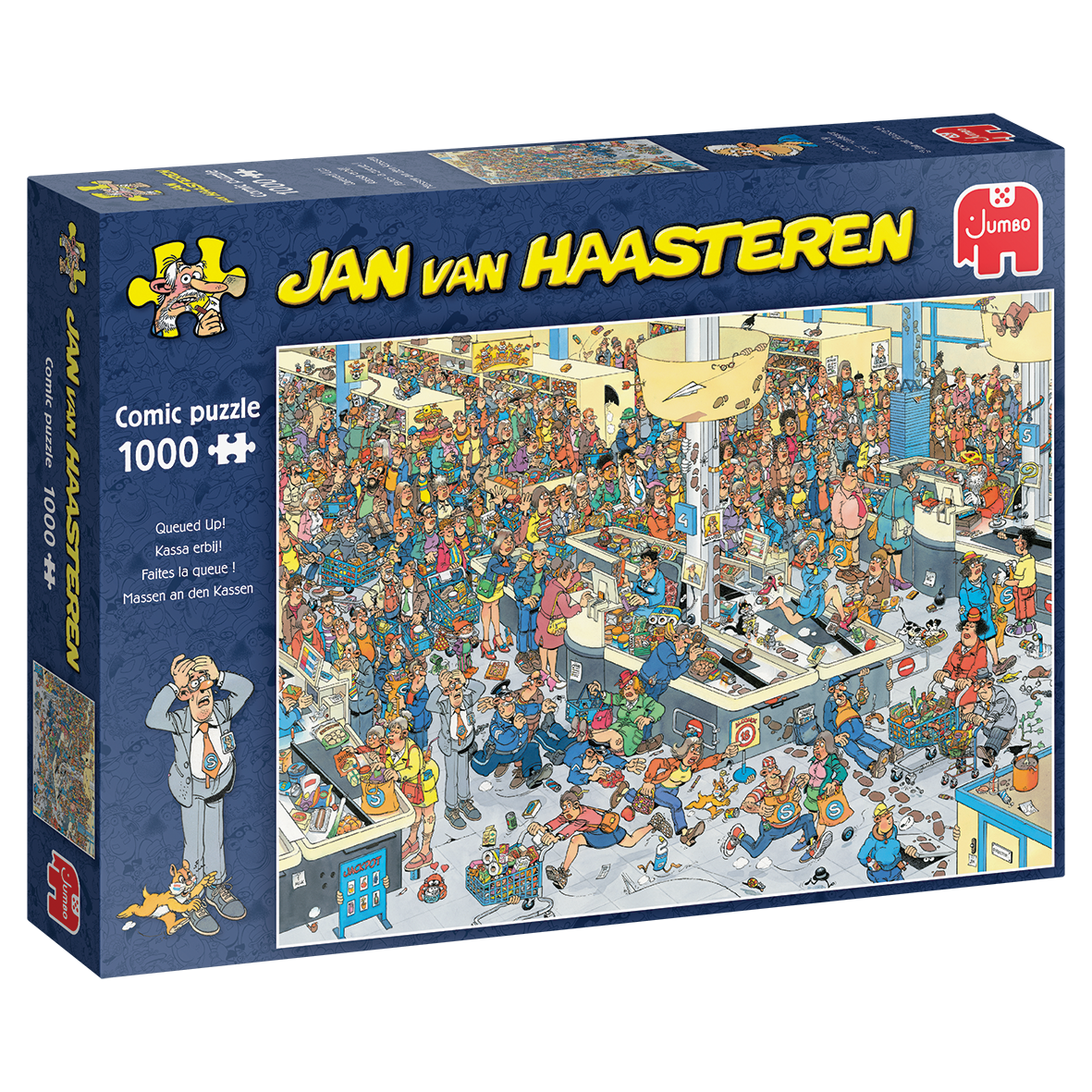  Jan van Haasteren Queued Up!1000 palaa - 2