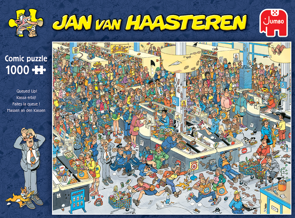  Jan van Haasteren Queued Up!1000 palaa