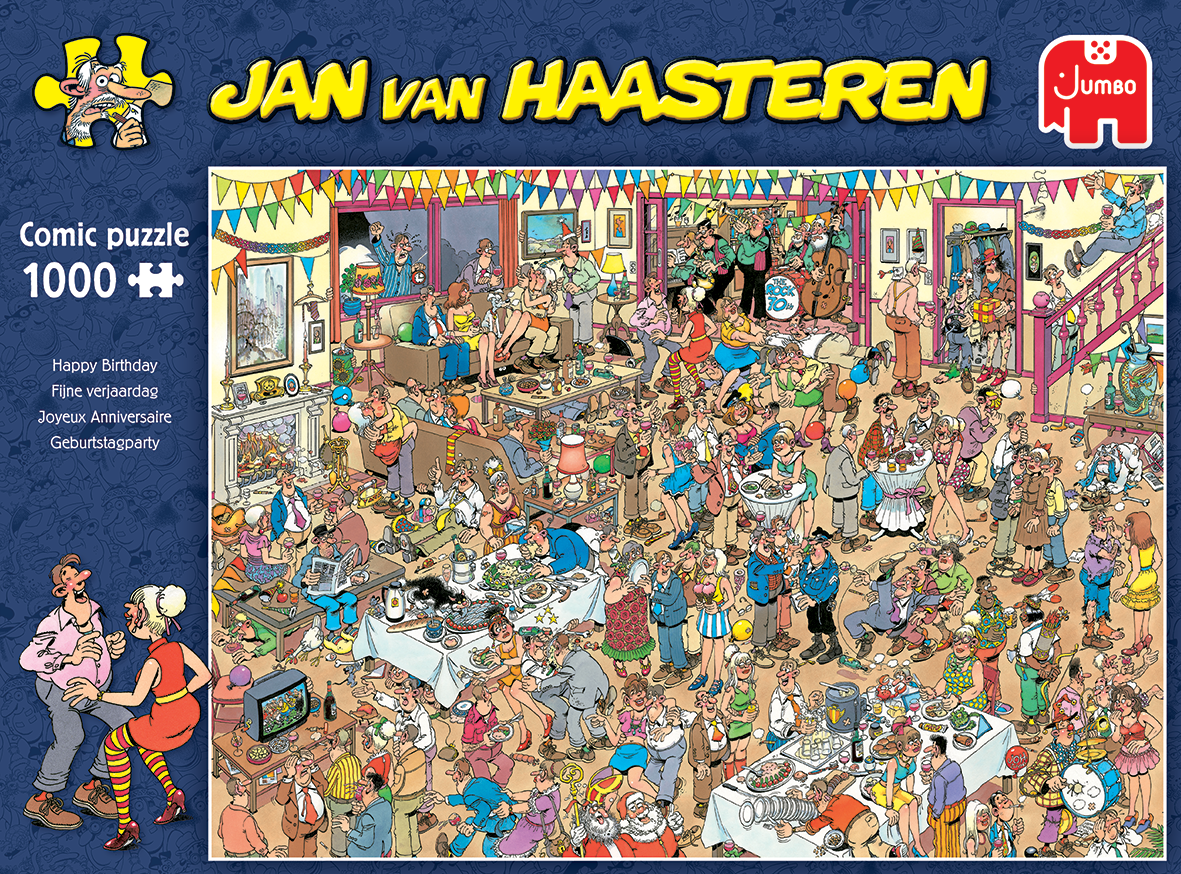  Jan van Haasteren Happy Birthday 1000 bitar