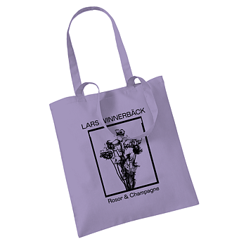 LARS WINNERBÄCK - TOTE BAG, ROSOR & CHAMPAGNE (LILAC)