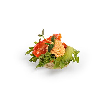 Fetaostkräm med grillad paprika