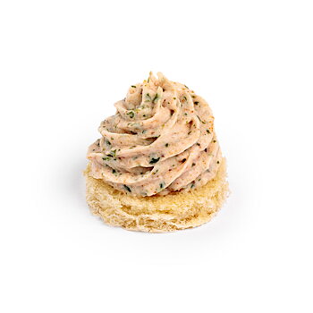 Gräslök och lättrökt skinkmousse