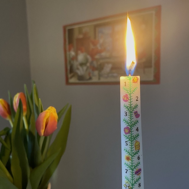 Advent Calender candle 38cm - 3
