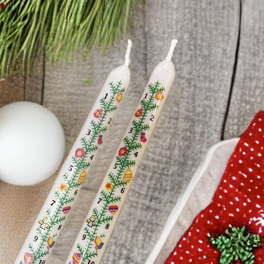 Advent Calender candle 38cm - 2