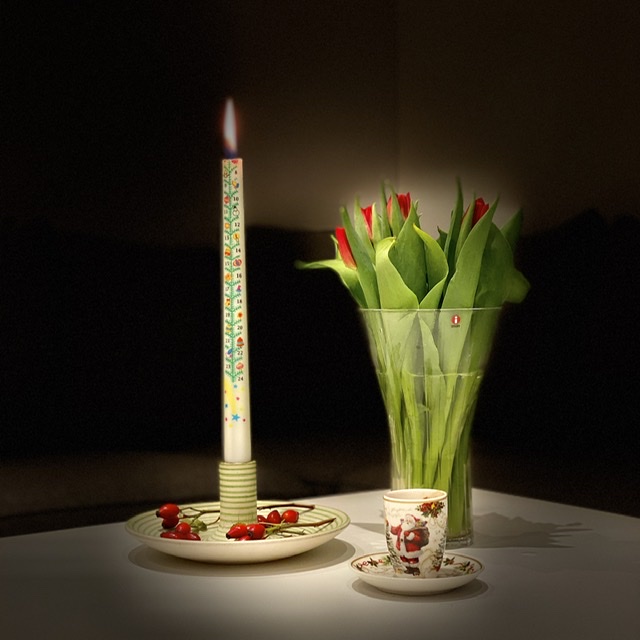 Advent Calender candle 38cm - 5