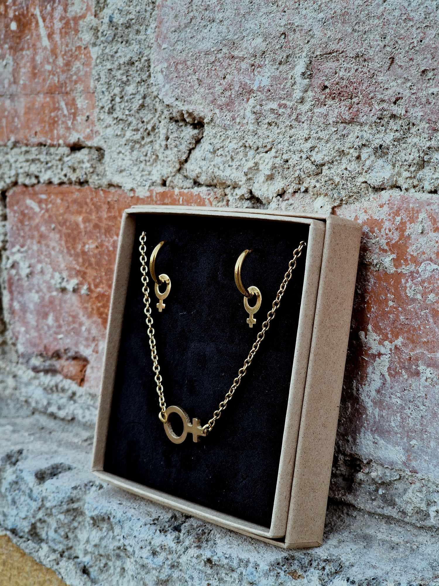 Femme "Chunky set", goldcolor - 3