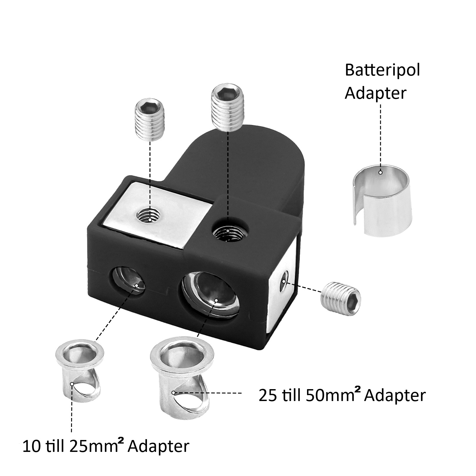 Ampire Batteri Terminal Minus - 4