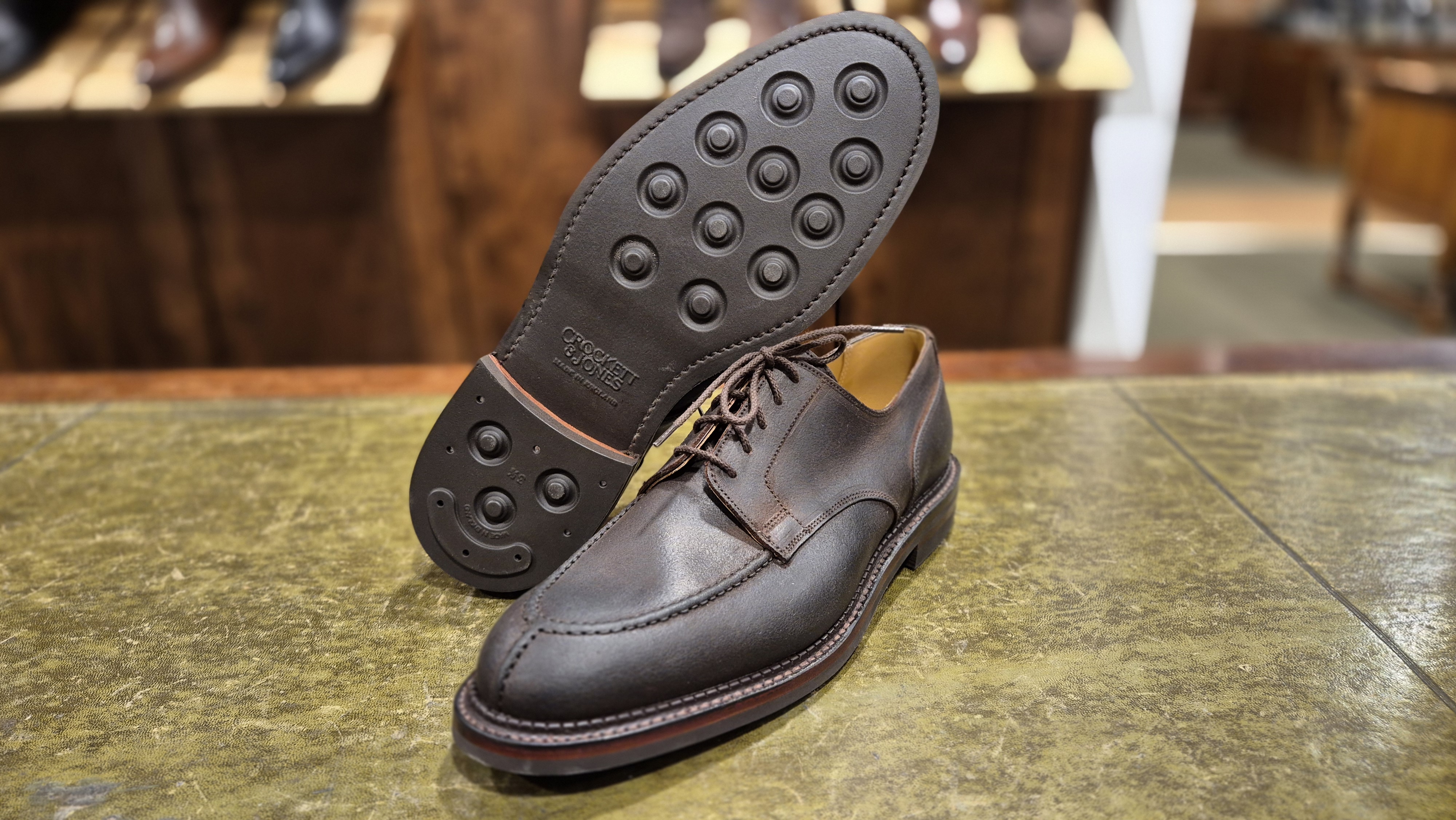 Denver MTO. Dk Br Roughout Suede - 3
