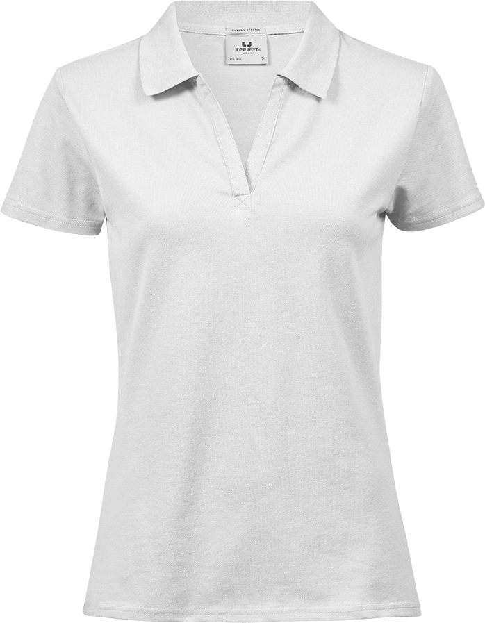 Women's Luxury Stretch V-Neck Polo - 2