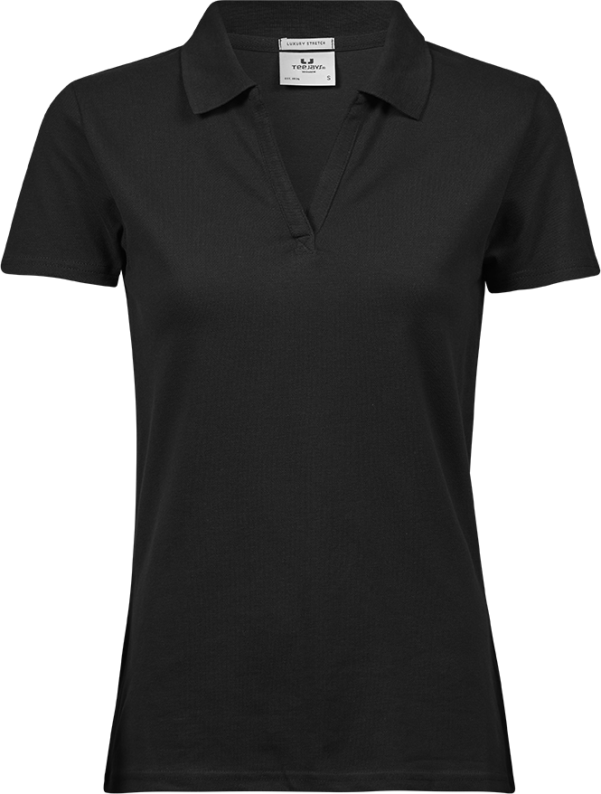 Women's Luxury Stretch V-Neck Polo