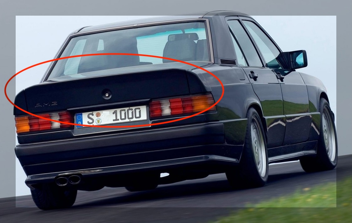 Mercedes-Benz W201 - Vinge AMG Look - Glasfiber