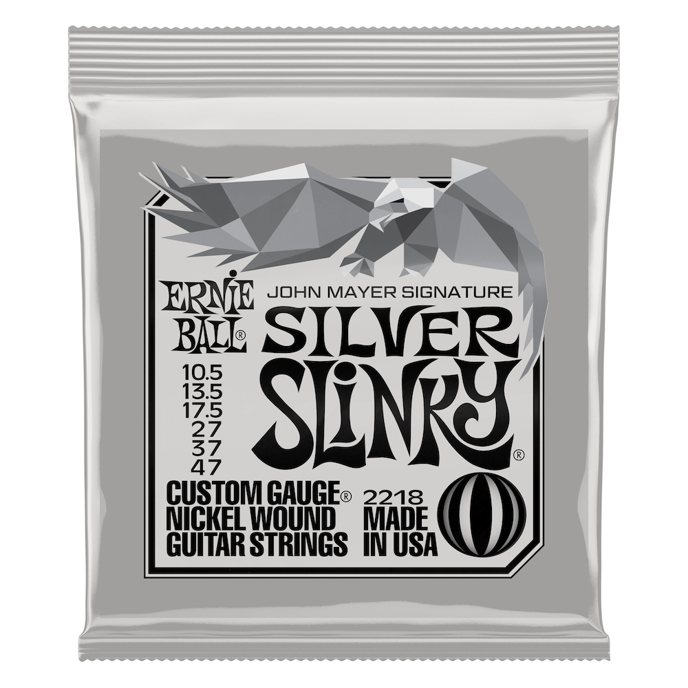 Ernie Ball 2218 John Mayer Silver Slinky Signature Strings 010.5-047