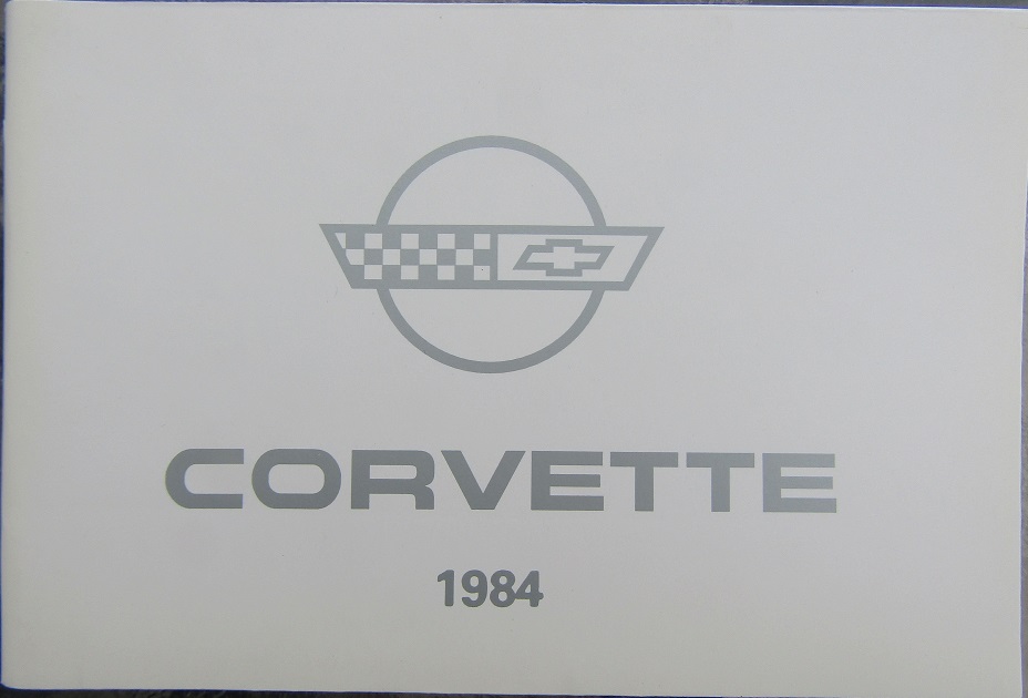 1984 Chevrolet Corvette Owners Manual