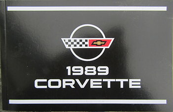 1989 Chevrolet Corvette Owners Manual