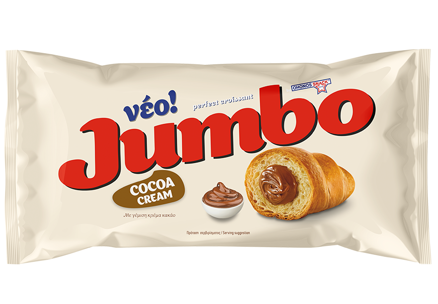 croissant med kakaokrämfyllning, JUMBO, 70g