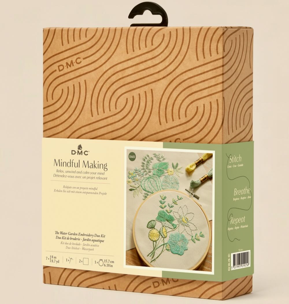 Embroidery Kit The Water Garden Mindfullness DMC TB161 - 3