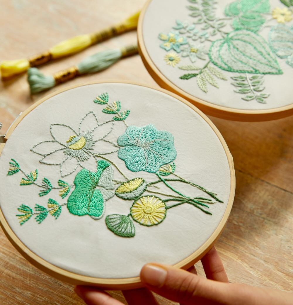 Embroidery Kit The Water Garden Mindfullness DMC TB161