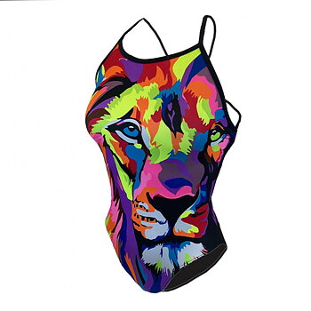 Badeanzug Women Africaan Tie-Back
