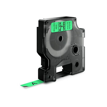 Märkband Dymo D1 9mm sva/grön