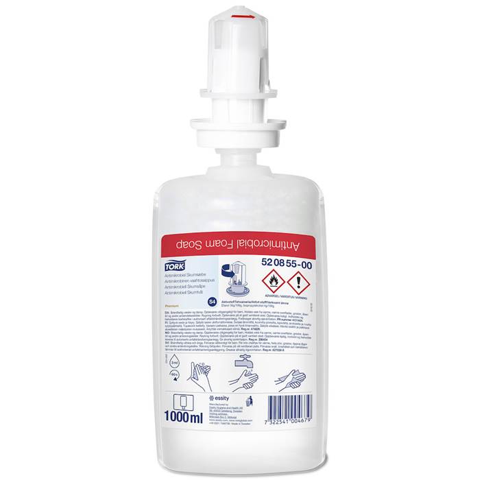 Tvål S4 Skum Antimikrobiell 1L