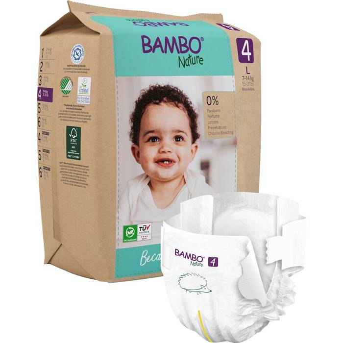 Blöjor Bambo 4,7-14kg 24st - 2