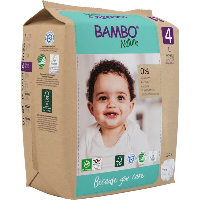 Blöjor Bambo 4,7-14kg 24st - 3