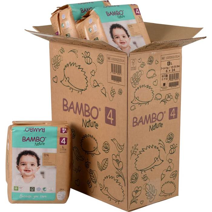 Blöjor Bambo 4,7-14kg 24st - 4