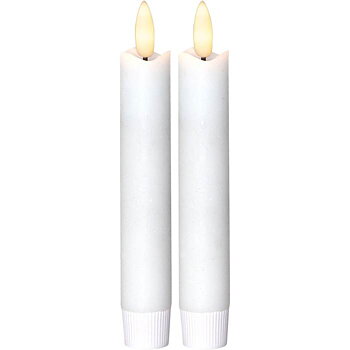 Antikljus Flamme 15cm 2-p