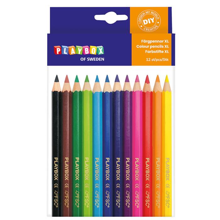 Färgpenna Jumbo 12färg/fp
