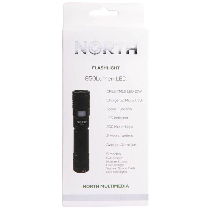 Ficklampa NORTH 950 Lumen - 2