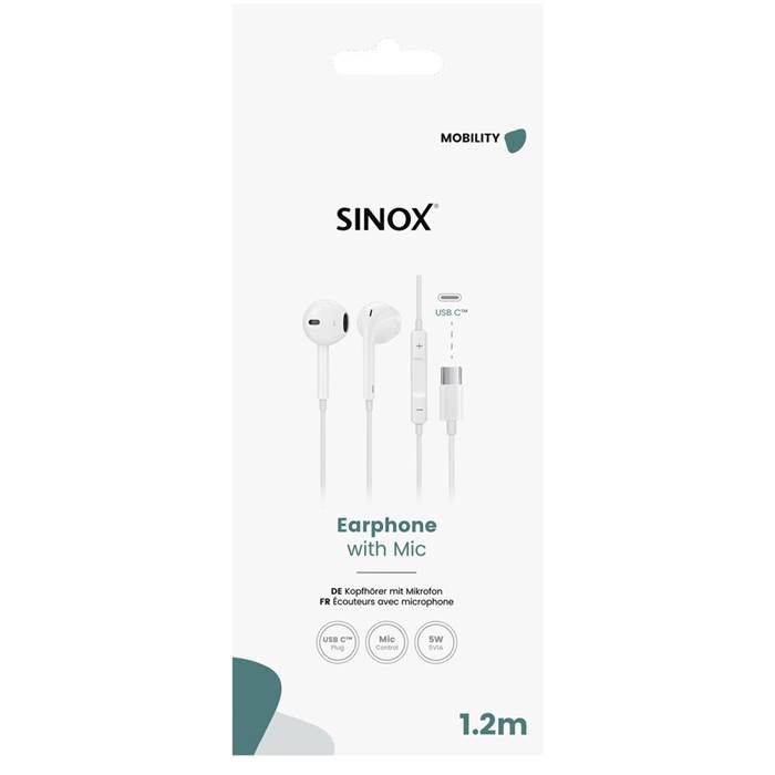 Trådade hörlurar in-ear. USB C - 2