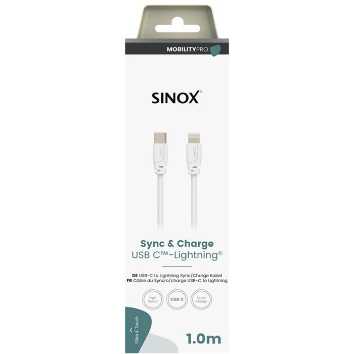 USB-C-lightning 1m. Vit - 2