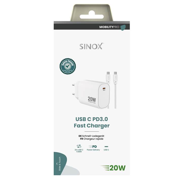 USB-C laddare 20W + USBC-kabel - 2