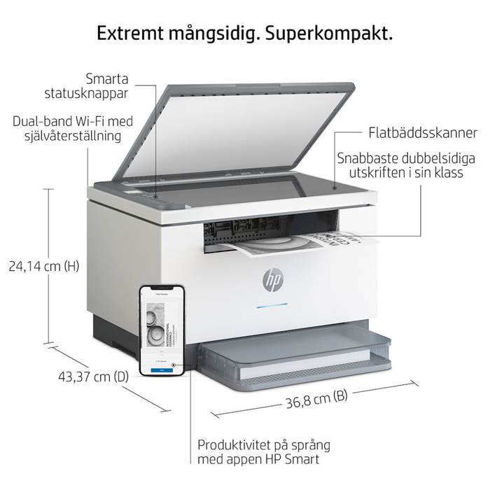 Skrivare HPLaserJet MFP M234dw - 2
