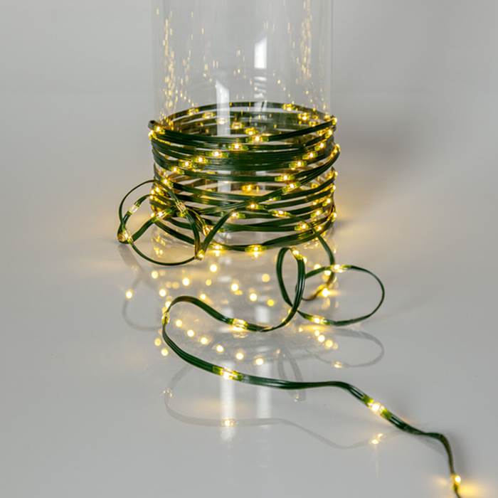 Ljusslinga LED 15m Grön/Vit