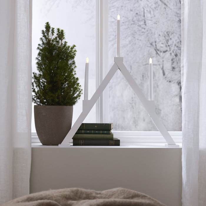 Ljusstake VIKA vit - 2