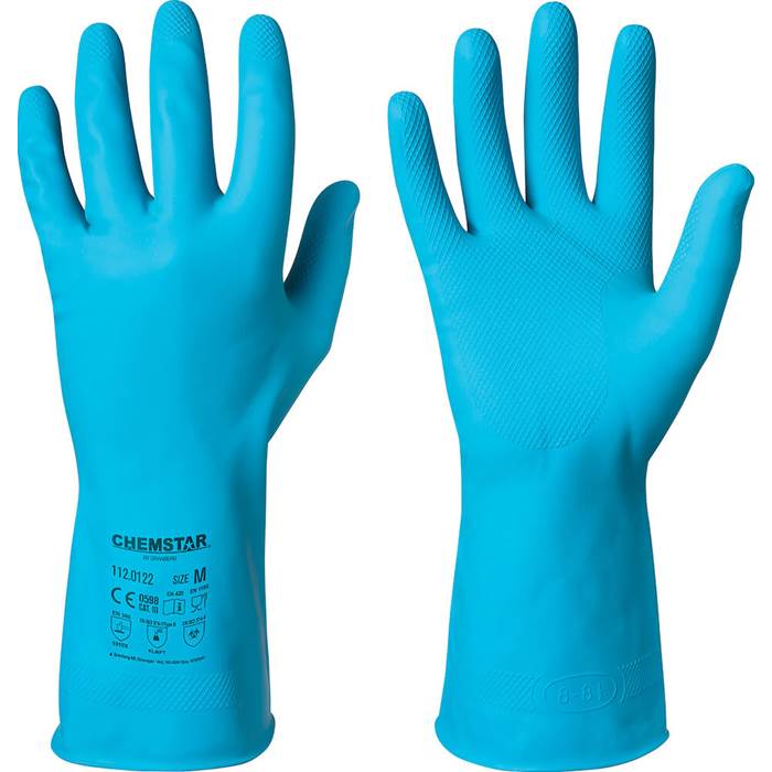 Handske kem.res. latex M