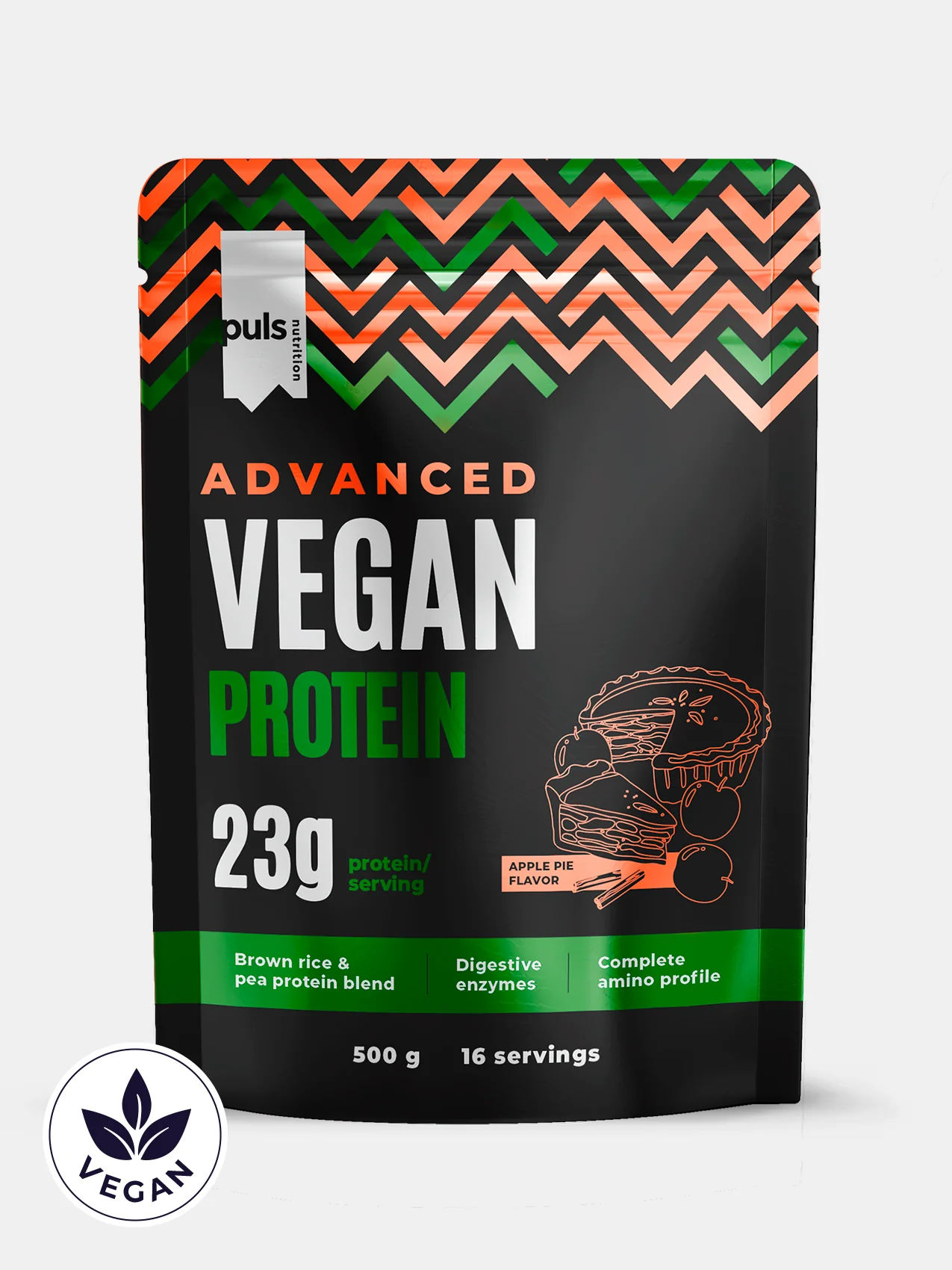 Vegan Protein Apple Pie 500g Advanced
