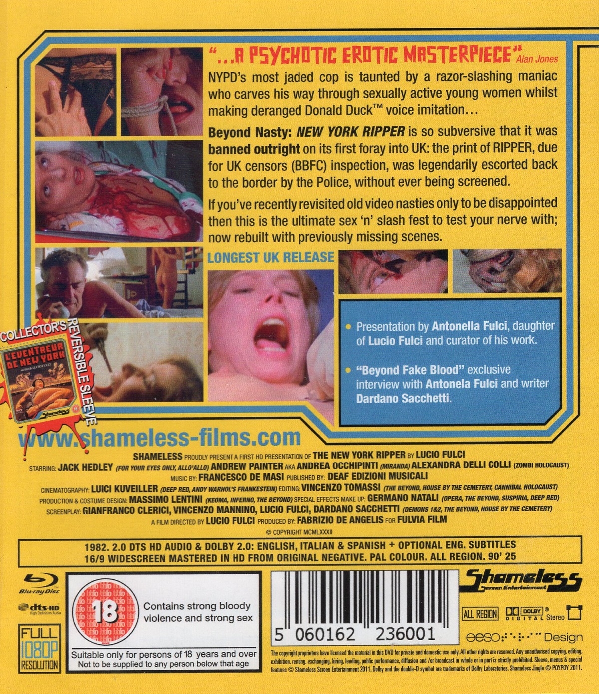 New York Ripper (ej svensk text) (Blu-ray) - 2