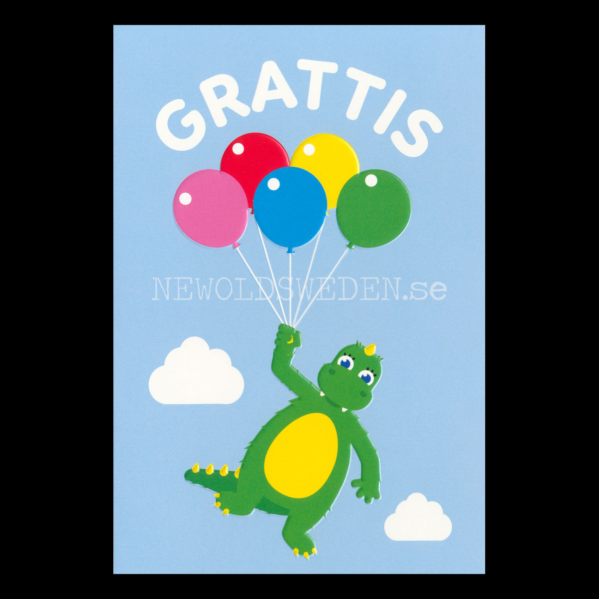 Grattiskort BOLIBOMPA 1 -  Dubbelkort med kuvert - 999 - 2