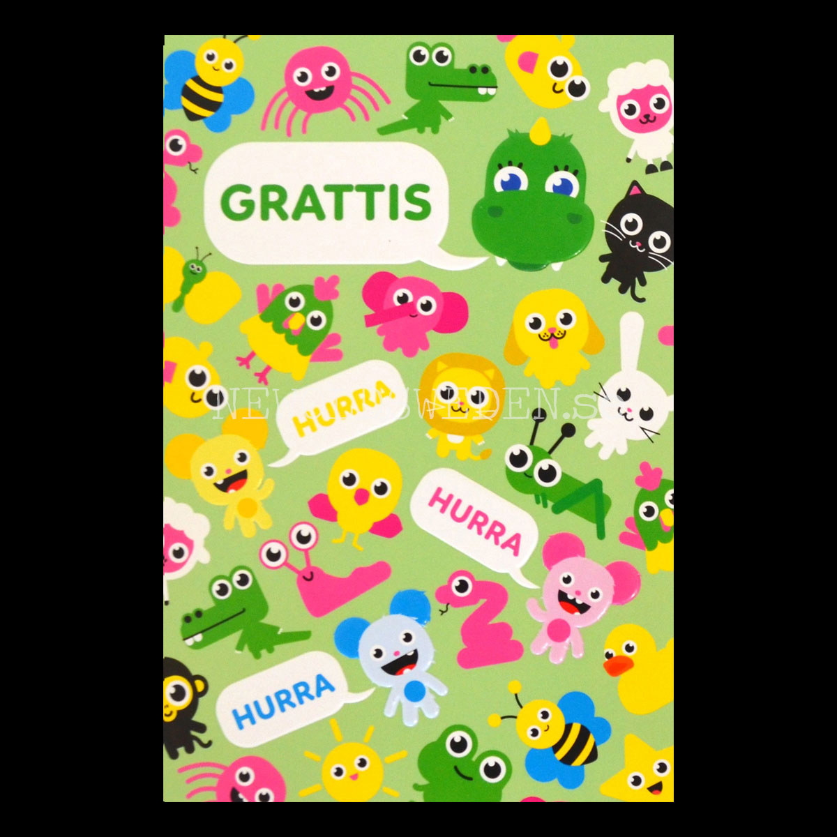 Grattiskort BOLIBOMPA 2 -  Dubbelkort med kuvert - 999 - 2