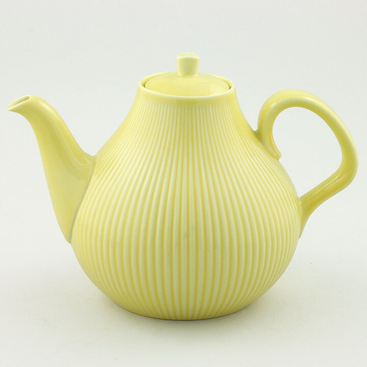 Hertha Bengtsson (Kolorita 1950s) Yellow Swelling Teapot 20 cm