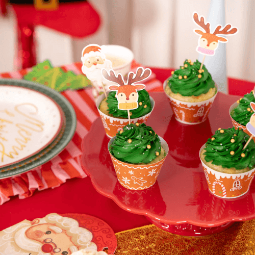Cake picks Tomte/Renar - 2