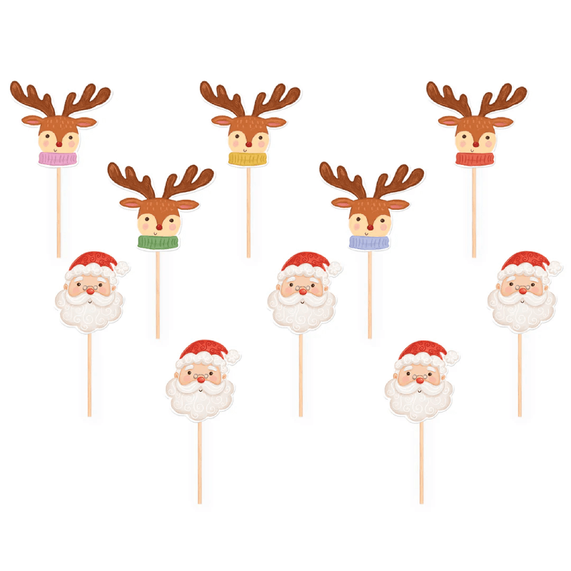 Cake picks Tomte/Renar