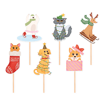 Cake picks Jul Djur