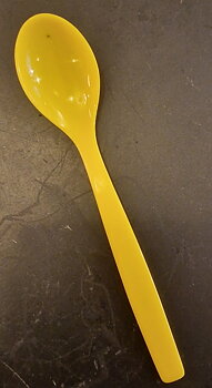 Jonas egg spoon plastic yellow